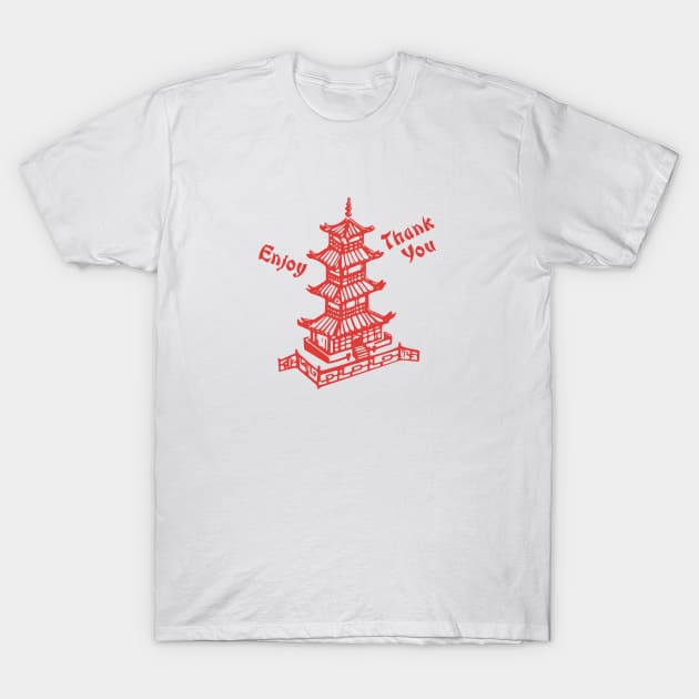 T-Shirt Take Out T-Shirt by DeepFriedArt